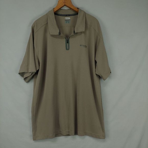 Columbia Other - Columbia Titanium Pullover Polo Shirt Mens Size XXL Short Sleeve 1/4 Zip
